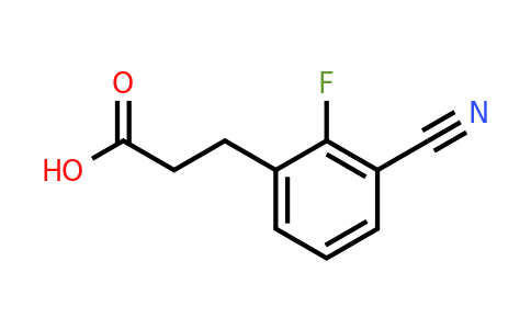1805861-94-2 | 3-Cyano-2-fluorophenylpropanoic acid