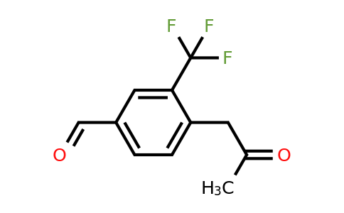 1805862-09-2 | 4-(2-Oxopropyl)-3-(trifluoromethyl)benzaldehyde