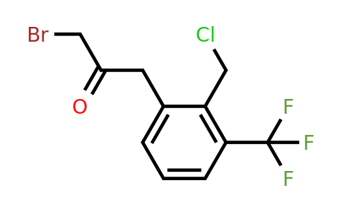1805862-43-4 | 1-Bromo-3-(2-(chloromethyl)-3-(trifluoromethyl)phenyl)propan-2-one