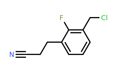 1805863-12-0 | 3-(Chloromethyl)-2-fluorophenylpropanenitrile