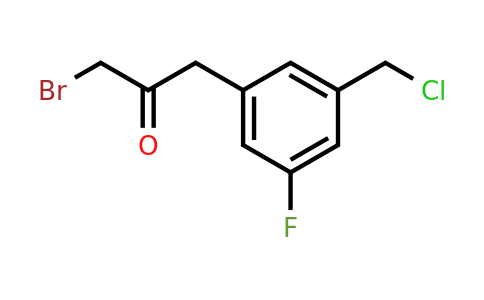 1805863-69-7 | 1-Bromo-3-(3-(chloromethyl)-5-fluorophenyl)propan-2-one