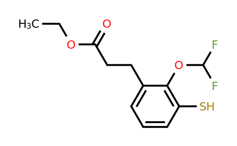 1805864-11-2 | Ethyl 2-(difluoromethoxy)-3-mercaptophenylpropanoate