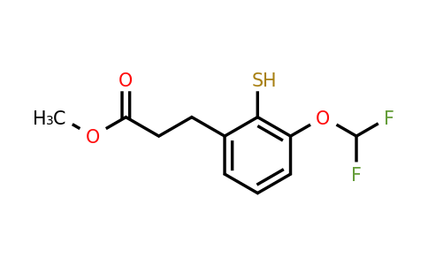 1805864-20-3 | Methyl 3-(difluoromethoxy)-2-mercaptophenylpropanoate