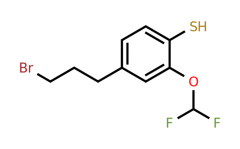 1805864-25-8 | 4-(3-Bromopropyl)-2-(difluoromethoxy)thiophenol