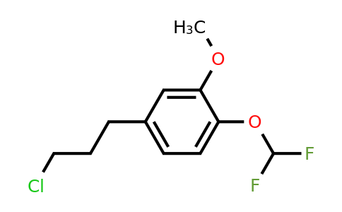 1805864-57-6 | 5-(3-Chloropropyl)-2-(difluoromethoxy)anisole