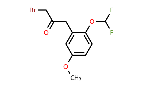 1805864-92-9 | 1-Bromo-3-(2-(difluoromethoxy)-5-methoxyphenyl)propan-2-one