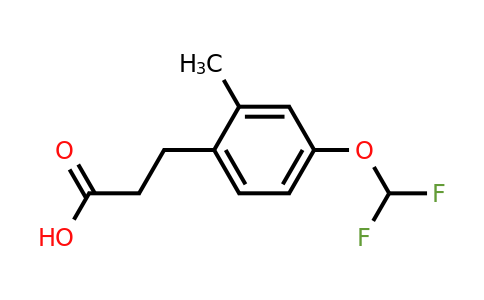 1805864-99-6 | 4-(Difluoromethoxy)-2-methylphenylpropanoic acid