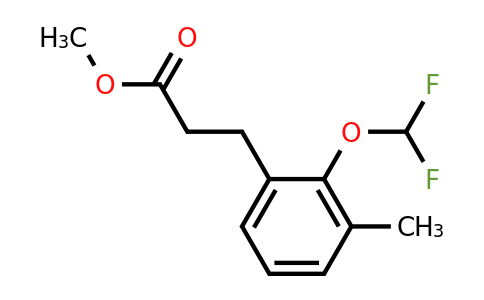 1805865-03-5 | Methyl 2-(difluoromethoxy)-3-methylphenylpropanoate