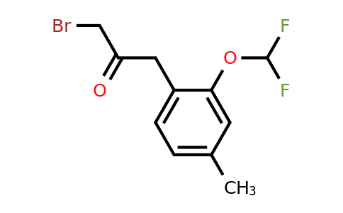 1805865-26-2 | 1-Bromo-3-(2-(difluoromethoxy)-4-methylphenyl)propan-2-one