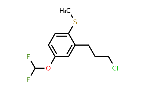 1805865-65-9 | 2-(3-Chloropropyl)-4-(difluoromethoxy)thianisole