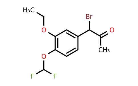 1805866-23-2 | 1-Bromo-1-(4-(difluoromethoxy)-3-ethoxyphenyl)propan-2-one