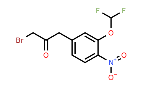 1805866-28-7 | 1-Bromo-3-(3-(difluoromethoxy)-4-nitrophenyl)propan-2-one
