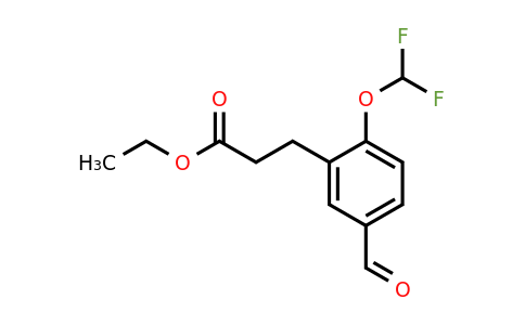1805866-61-8 | Ethyl 2-(difluoromethoxy)-5-formylphenylpropanoate