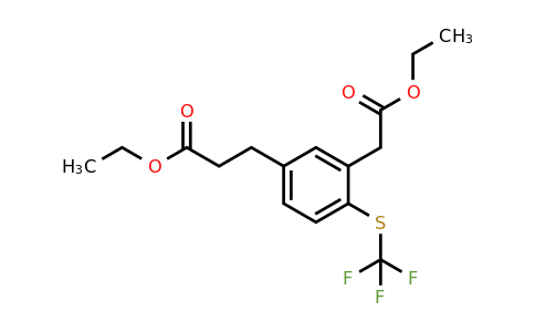 1805867-04-2 | Ethyl 5-(3-ethoxy-3-oxopropyl)-2-(trifluoromethylthio)phenylacetate