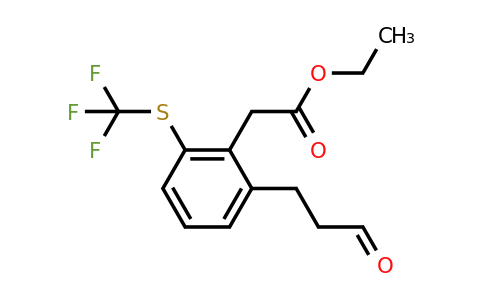 1805867-06-4 | Ethyl 2-(3-oxopropyl)-6-(trifluoromethylthio)phenylacetate