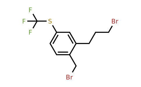 1805869-26-4 | 2-(3-Bromopropyl)-4-(trifluoromethylthio)benzylbromide