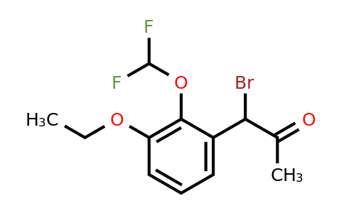 1805872-38-1 | 1-Bromo-1-(2-(difluoromethoxy)-3-ethoxyphenyl)propan-2-one