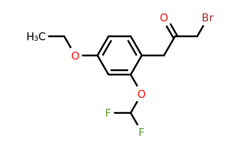 1805872-45-0 | 1-Bromo-3-(2-(difluoromethoxy)-4-ethoxyphenyl)propan-2-one