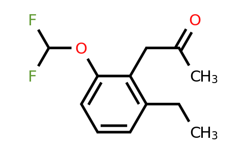 1805873-16-8 | 1-(2-(Difluoromethoxy)-6-ethylphenyl)propan-2-one