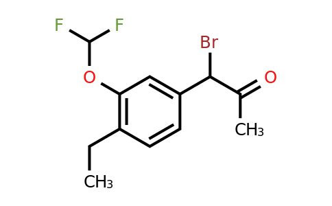 1805873-20-4 | 1-Bromo-1-(3-(difluoromethoxy)-4-ethylphenyl)propan-2-one