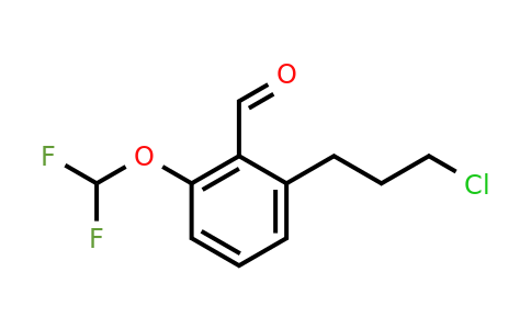 1805873-73-7 | 2-(3-Chloropropyl)-6-(difluoromethoxy)benzaldehyde