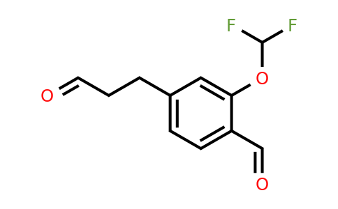 1805873-76-0 | 3-(Difluoromethoxy)-4-formylphenylpropanal