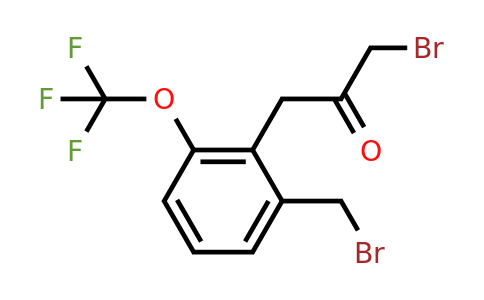 1805874-24-1 | 1-Bromo-3-(2-(bromomethyl)-6-(trifluoromethoxy)phenyl)propan-2-one