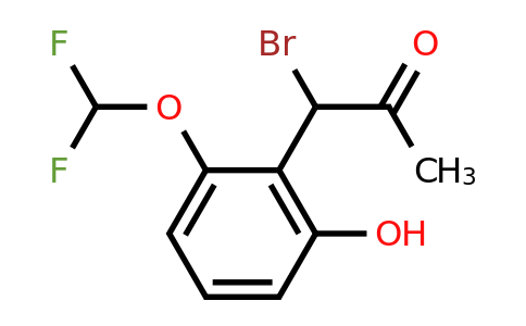 1805874-25-2 | 1-Bromo-1-(2-(difluoromethoxy)-6-hydroxyphenyl)propan-2-one