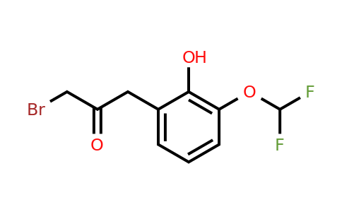 1805874-34-3 | 1-Bromo-3-(3-(difluoromethoxy)-2-hydroxyphenyl)propan-2-one