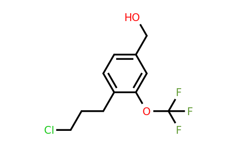 1805874-81-0 | 4-(3-Chloropropyl)-3-(trifluoromethoxy)benzylalcohol