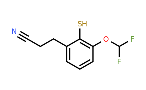 1805875-07-3 | 3-(Difluoromethoxy)-2-mercaptophenylpropanenitrile