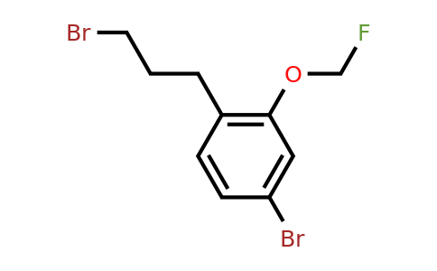 1805875-77-7 | 1-Bromo-4-(3-bromopropyl)-3-(fluoromethoxy)benzene