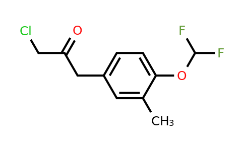 1805875-79-9 | 1-Chloro-3-(4-(difluoromethoxy)-3-methylphenyl)propan-2-one