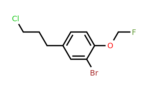 1805875-80-2 | 1-Bromo-5-(3-chloropropyl)-2-(fluoromethoxy)benzene