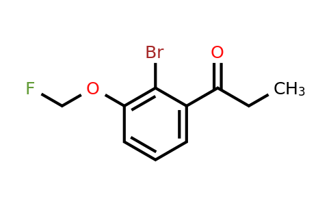 1805875-88-0 | 1-(2-Bromo-3-(fluoromethoxy)phenyl)propan-1-one