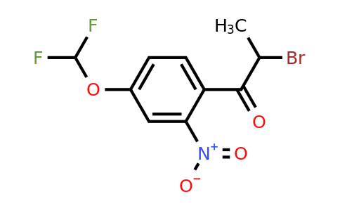 1805876-07-6 | 2-Bromo-1-(4-(difluoromethoxy)-2-nitrophenyl)propan-1-one