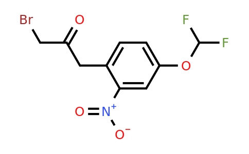 1805876-21-4 | 1-Bromo-3-(4-(difluoromethoxy)-2-nitrophenyl)propan-2-one