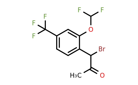 1805876-33-8 | 1-Bromo-1-(2-(difluoromethoxy)-4-(trifluoromethyl)phenyl)propan-2-one