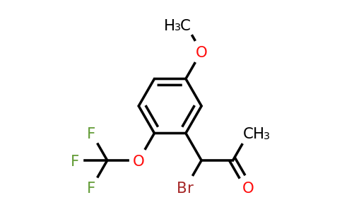 1805878-16-3 | 3-(1-Bromo-2-oxopropyl)-4-(trifluoromethoxy)anisole