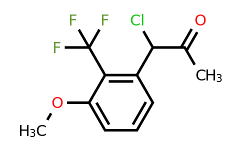 1805878-60-7 | 3-(1-Chloro-2-oxopropyl)-2-(trifluoromethyl)anisole