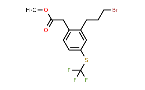 1805878-68-5 | Methyl 2-(3-bromopropyl)-4-(trifluoromethylthio)phenylacetate