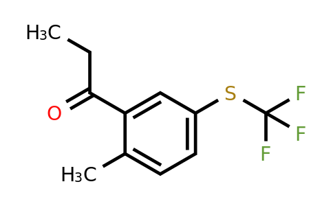 1805879-28-0 | 2-Propionyl-4-(trifluoromethylthio)toluene