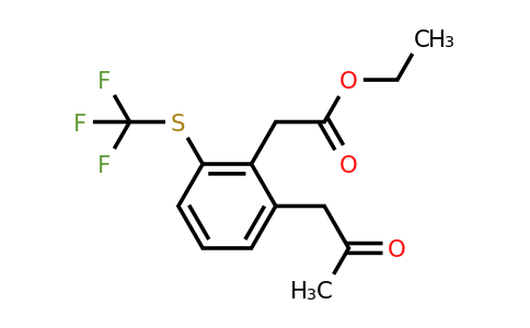 1805880-22-1 | Ethyl 2-(2-oxopropyl)-6-(trifluoromethylthio)phenylacetate