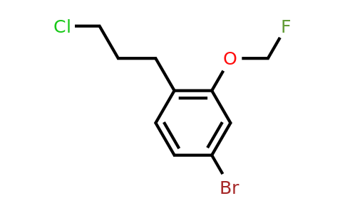 1805880-48-1 | 1-Bromo-4-(3-chloropropyl)-3-(fluoromethoxy)benzene