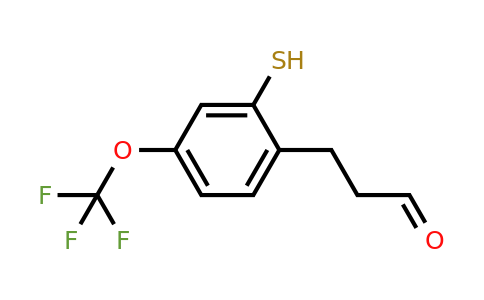 1805881-34-8 | 2-(3-Oxopropyl)-5-(trifluoromethoxy)thiophenol