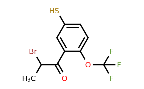 1805881-48-4 | 3-(2-Bromopropanoyl)-4-(trifluoromethoxy)thiophenol
