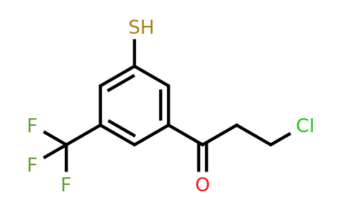 1805881-93-9 | 3-(3-Chloropropanoyl)-5-(trifluoromethyl)thiophenol