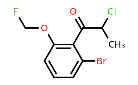 1805884-20-1 | 1-(2-Bromo-6-(fluoromethoxy)phenyl)-2-chloropropan-1-one