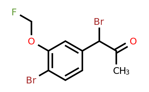 1805884-29-0 | 1-Bromo-1-(4-bromo-3-(fluoromethoxy)phenyl)propan-2-one