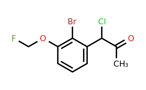 1805884-31-4 | 1-(2-Bromo-3-(fluoromethoxy)phenyl)-1-chloropropan-2-one